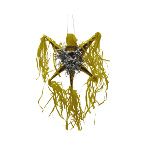 MINI PIÑATA ESTRELLA DORADA